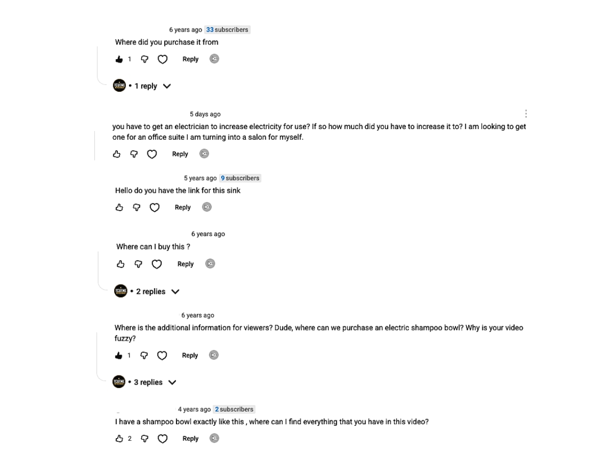 Real comments and DMs asking to buy the system